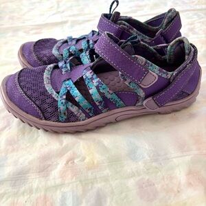 So by Kohl’s Elephant girls fisherman Sandals Purple Turq mesh SZ 3 Worn 1X